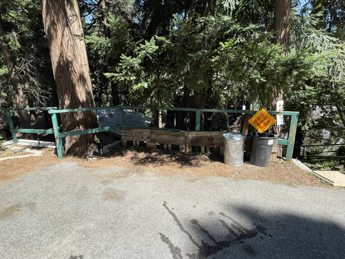 Curbside cleared after pickup — San Bernardino Mountains